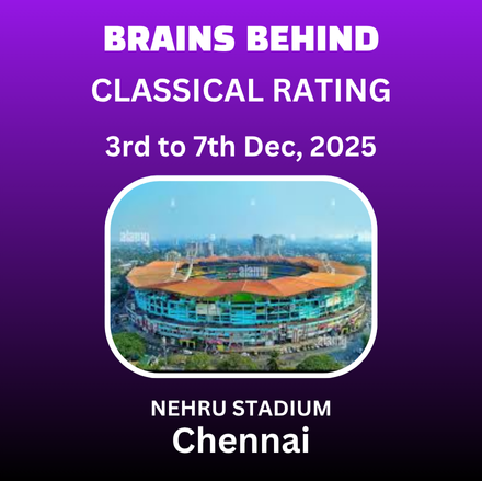 ⭐BRAINS BEHIND CHESS FOUNDATION⭐11th BBCF INTERNATIONAL FIDE RATED OPEN CHESS TOURNAMENT 2025