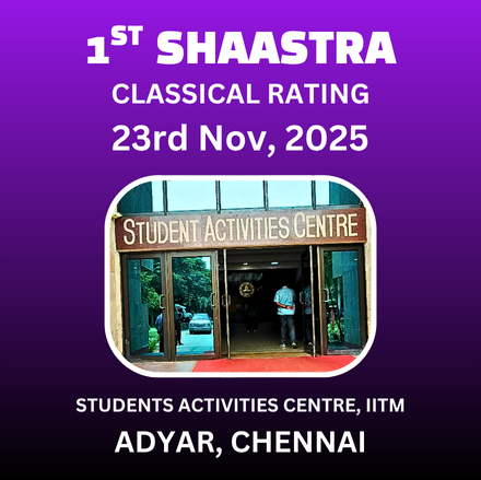 1st SHAASTRA CLASSICAL FIDE RATED CHESS TOURNAMENT 2025 🏆 5 LAKHS CASH PRIZE 🏆