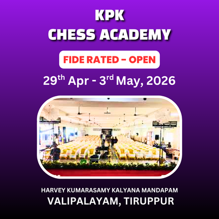 ⭐KPK CHESS ACADEMY⭐ 5th KPK INTERNATIONAL FIDE RATING OPEN CHESS TOURNAMENT - 2026